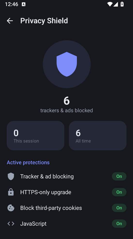 Privacy counter