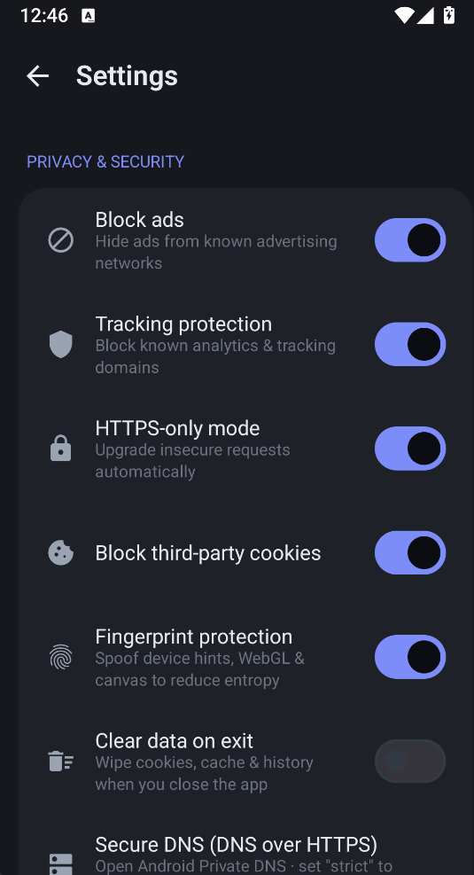 Settings 2